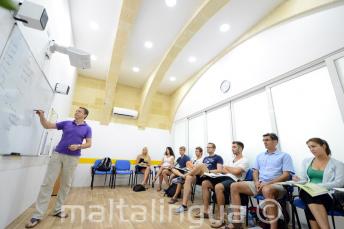 Кондиционированный класс в языковой школе на Мальте