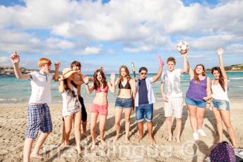 Студенты на пляже